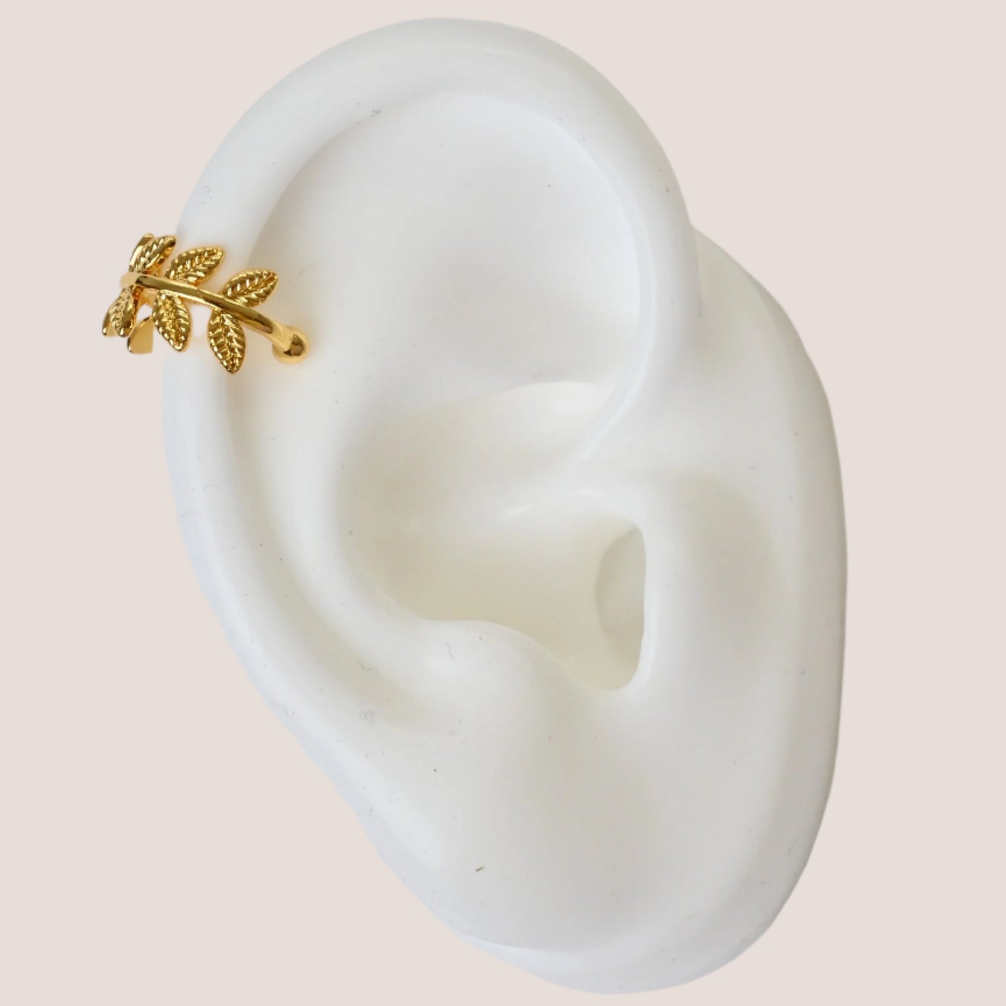 SINGLE LEAF VINTAGE EAR CUFF