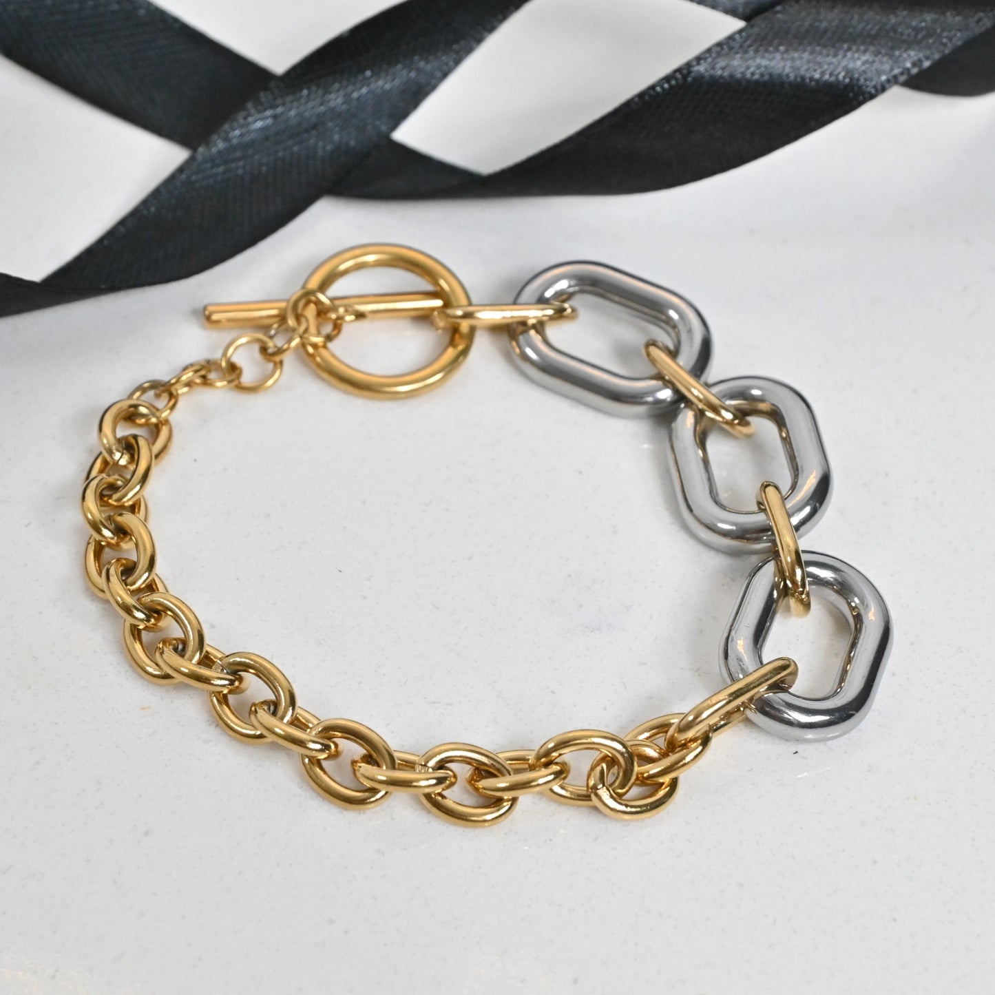 Brazalate doble tono