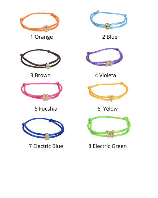 Pulsera de Hilo con Letra