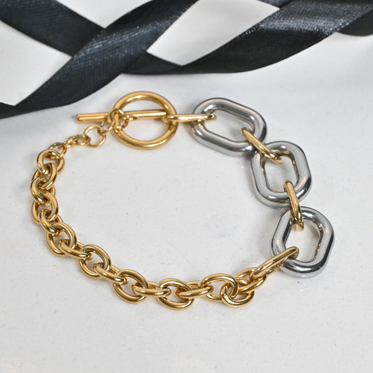 Brazalate doble tono