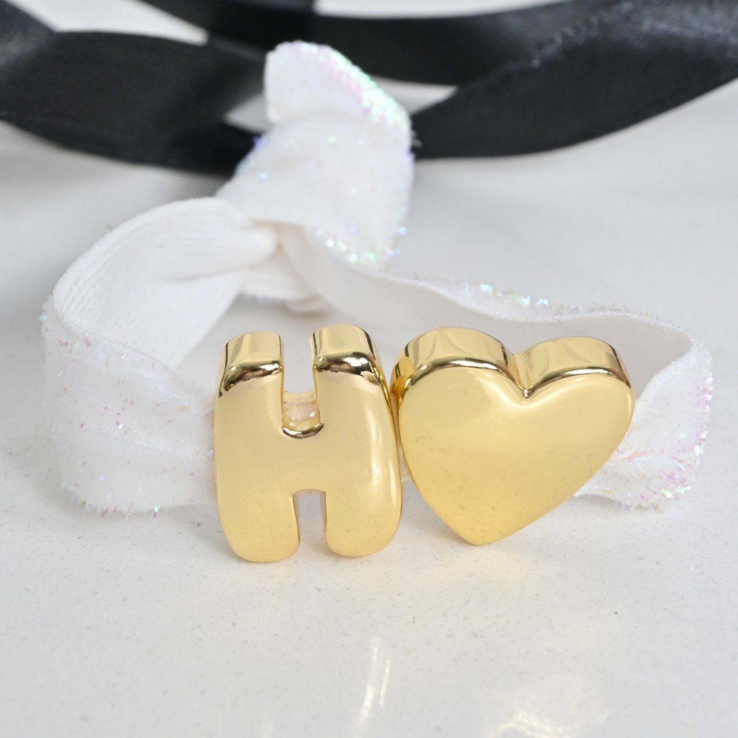 Pulsera Bubble con Inicial/Charm