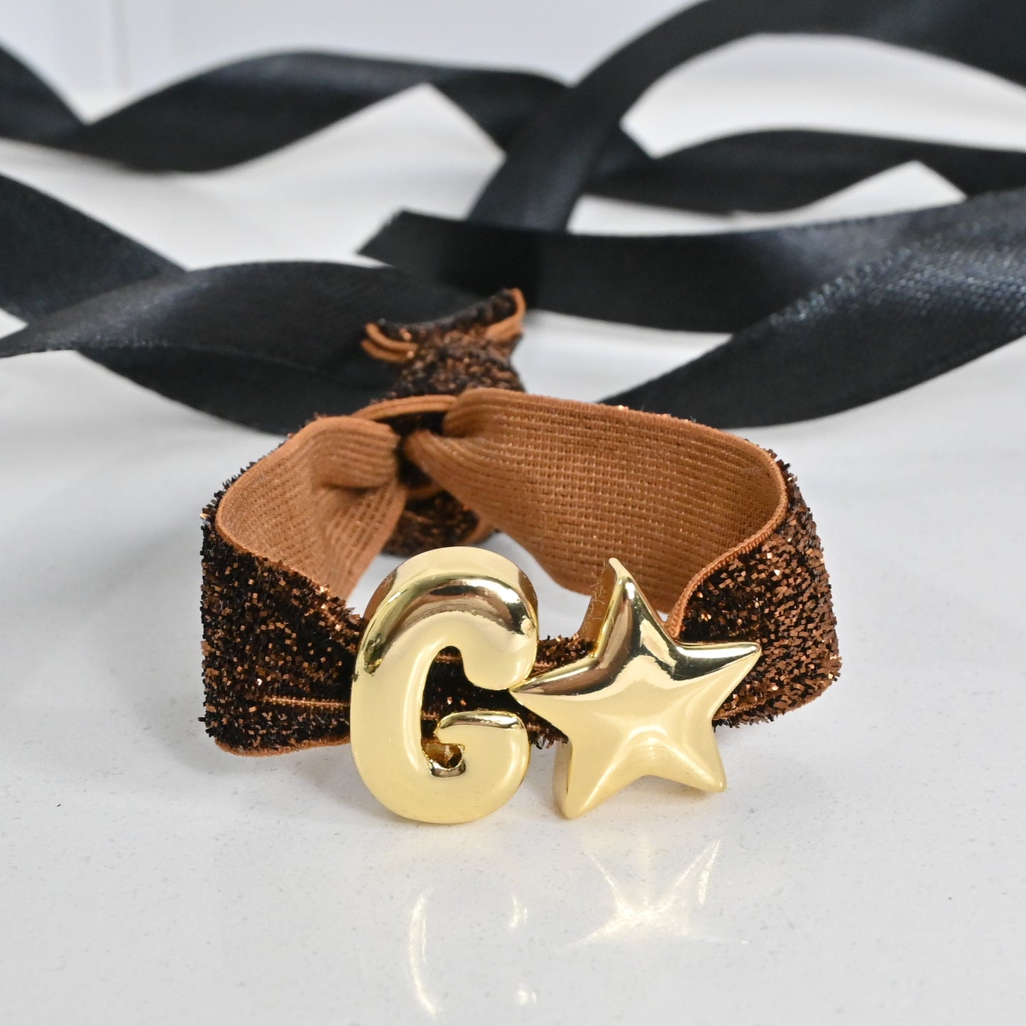 Pulsera Bubble con Inicial/Charm