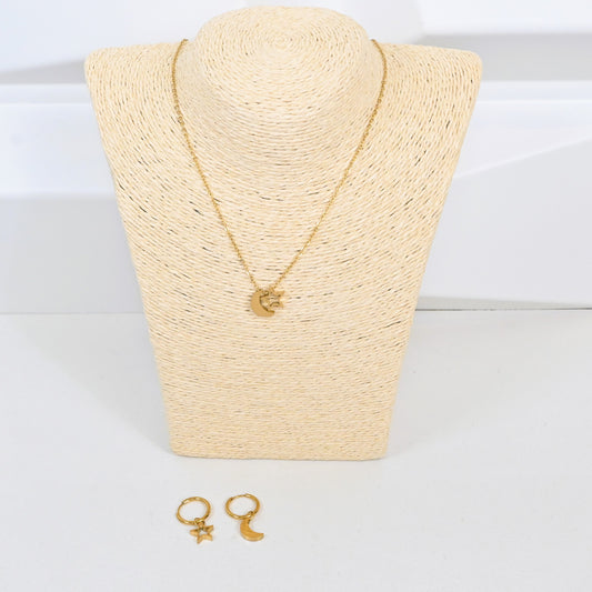 Estrella & Luna Necklace Set