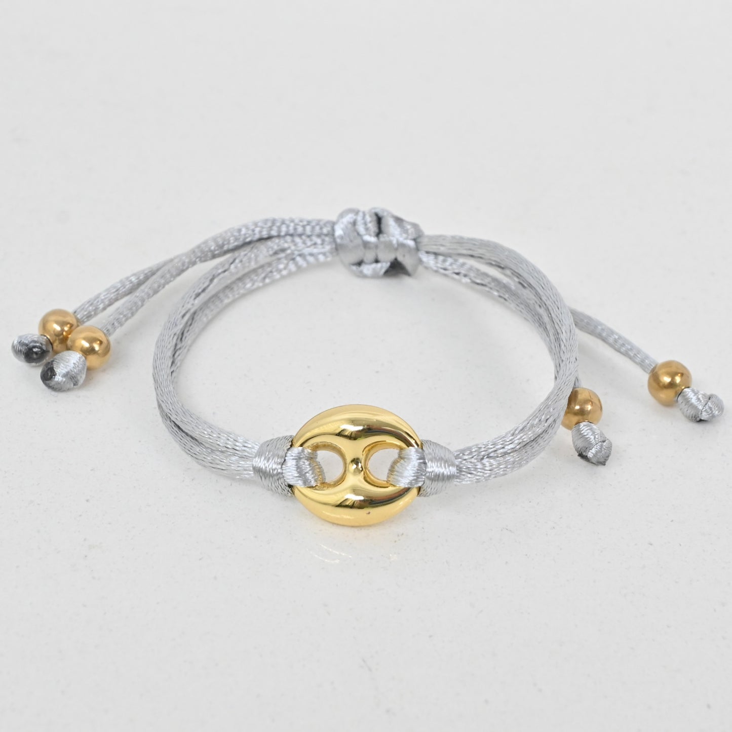 Pulsera charm Link ajustable