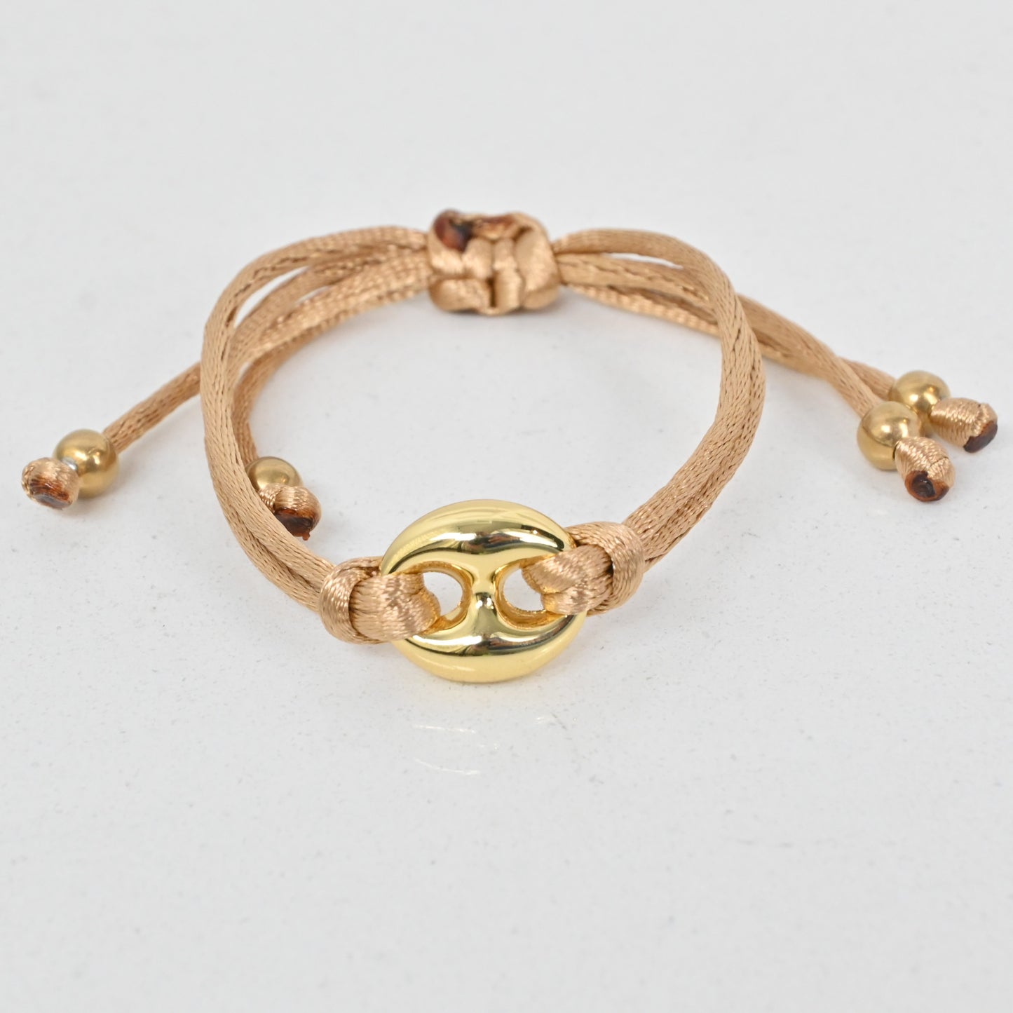 Pulsera charm Link ajustable