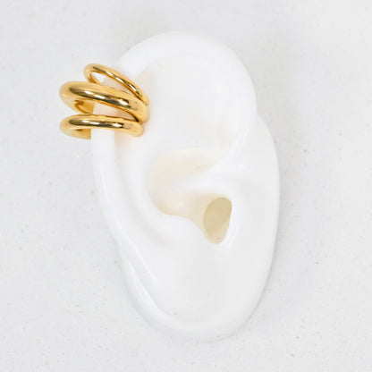 Ear Cuff Triple Linea