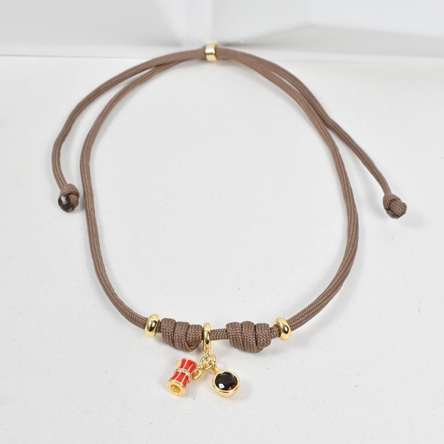 Amor Café Cord Necklace