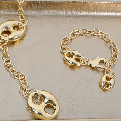 Golden Link Bracelet