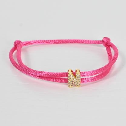 Pulsera de Hilo con Letra