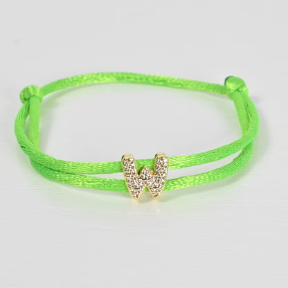 Pulsera de Hilo con Letra
