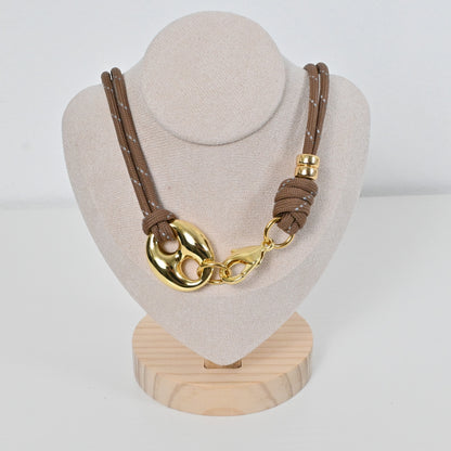 Collar Madeleine - Collar cordón con cierre