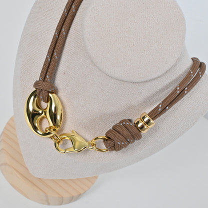 Collar Madeleine - Collar cordón con cierre