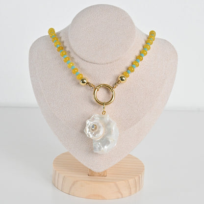 Collar Jade Dorado Isla