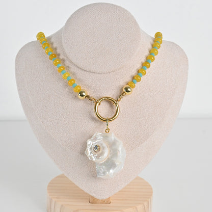 Collar Jade Dorado Isla