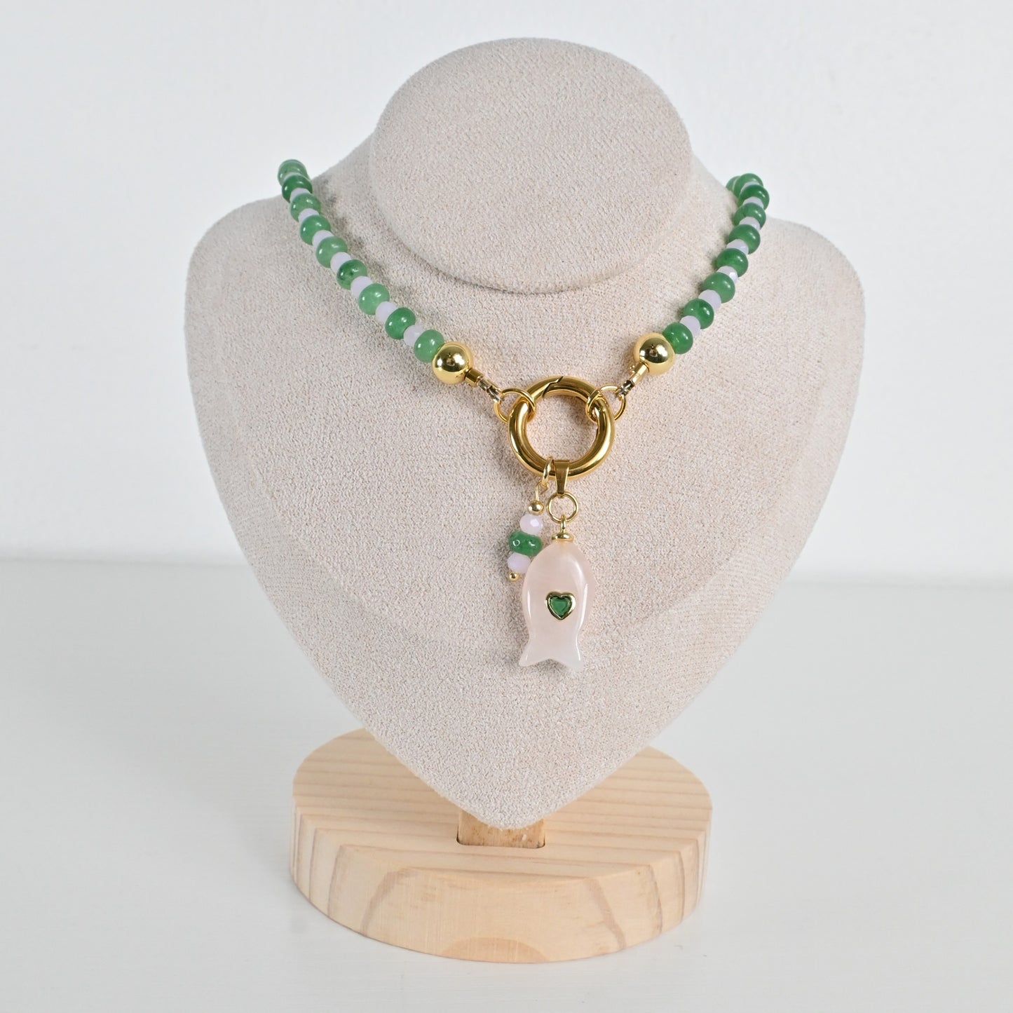 Collar Jade Verde Isla