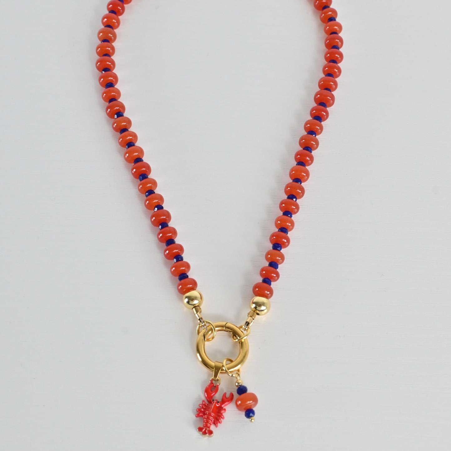 Collar Jade Rojo Isla