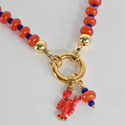 Collar Jade Rojo Isla