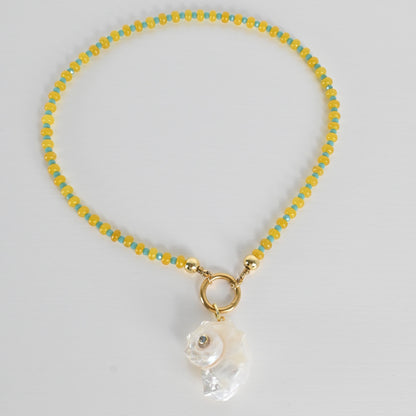 Collar Jade Dorado Isla