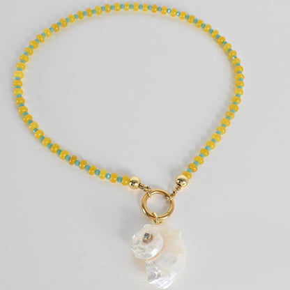 Collar Jade Dorado Isla
