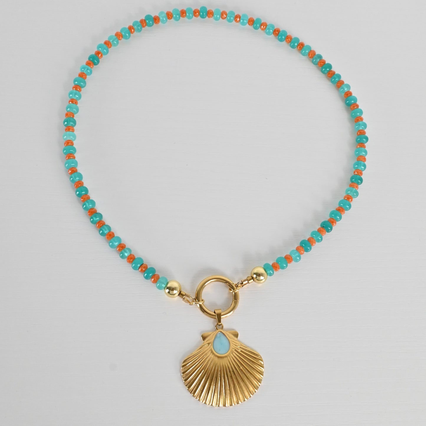 Collar Jade Turquesa Isla