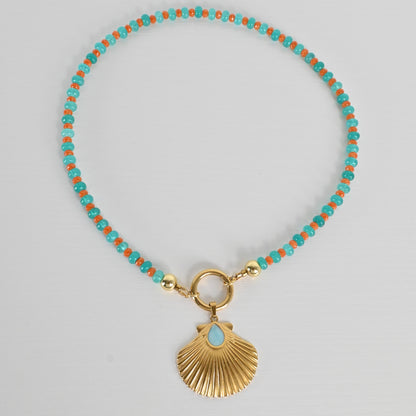 Collar Jade Turquesa Isla