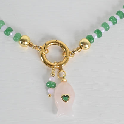 Collar Jade Verde Isla