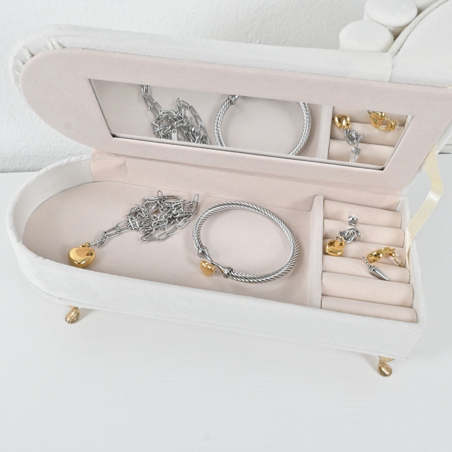 Bundle Valentina | Set de Collar, Pulsera y Pantallas en Stainless Steel