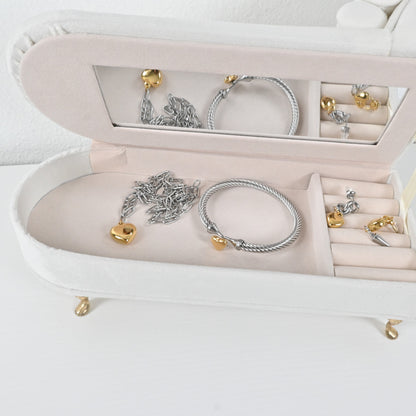 Bundle Valentina | Set de Collar, Pulsera y Pantallas en Stainless Steel
