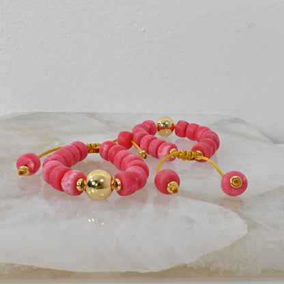 Pulsera Alondra | Pulsera Ajustable de Beads Acrílicos