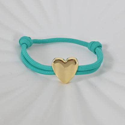 Pulsera con Inicial | Pulsera Ajustable Personalizada Hecha a Mano