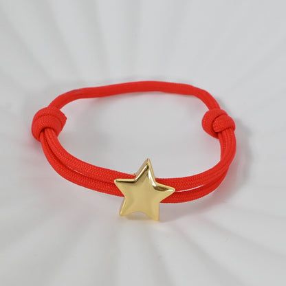 Pulsera con Inicial | Pulsera Ajustable Personalizada Hecha a Mano