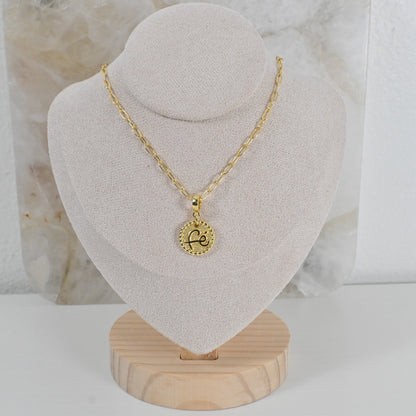 Cadena Creer en Él | Cadena Clip con Charm Mi Fé