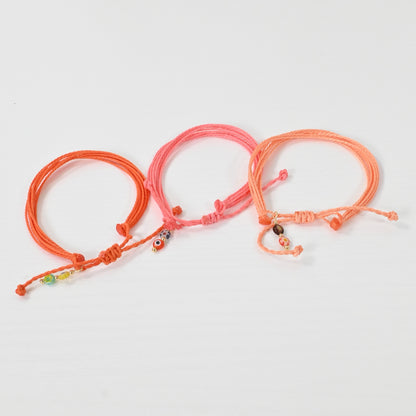 Pulseras Solana | Set de 3 Pulseras con charm
