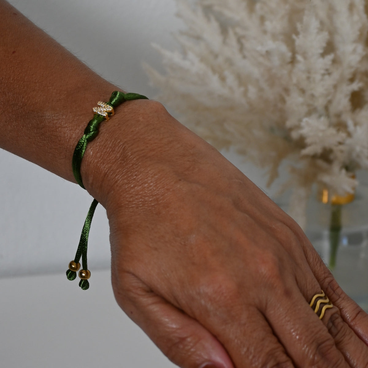 Pulsera Mi Letra Autum| Pulsera Personalizada con Inicial Hecha a Mano