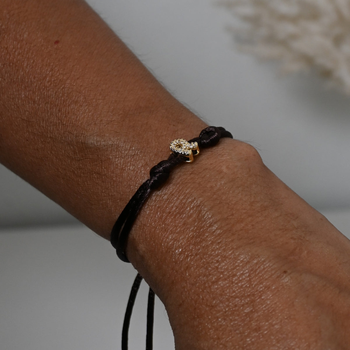 Pulsera Mi Letra Autum| Pulsera Personalizada con Inicial Hecha a Mano