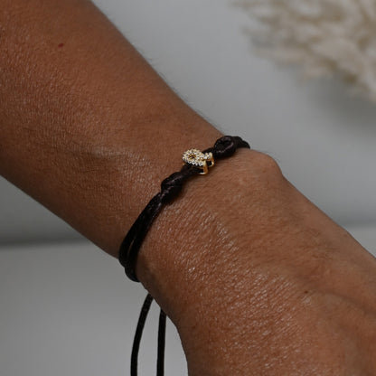 Pulsera Mi Letra Autum| Pulsera Personalizada con Inicial Hecha a Mano