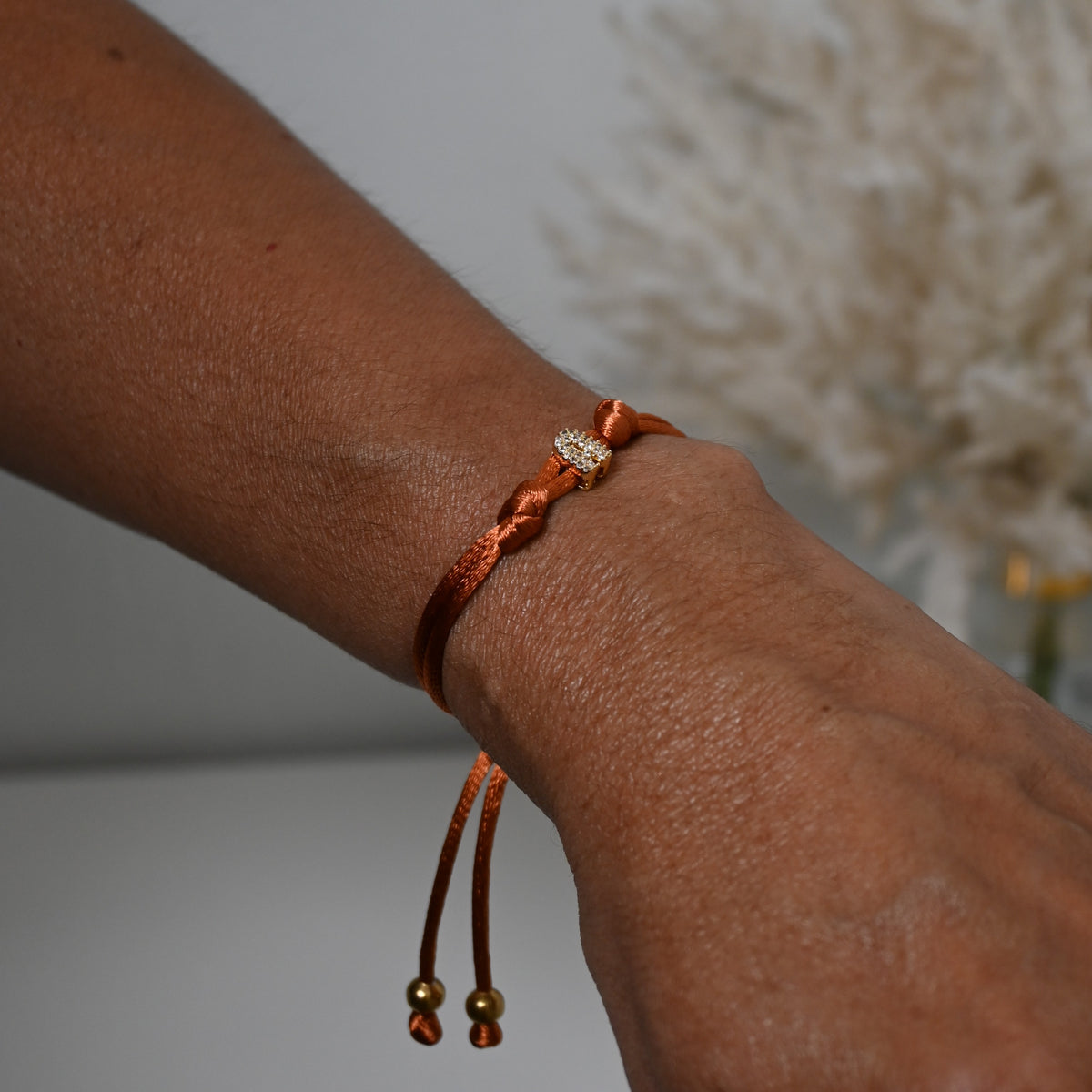 Pulsera Mi Letra Autum| Pulsera Personalizada con Inicial Hecha a Mano