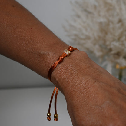 Pulsera Mi Letra Autum| Pulsera Personalizada con Inicial Hecha a Mano