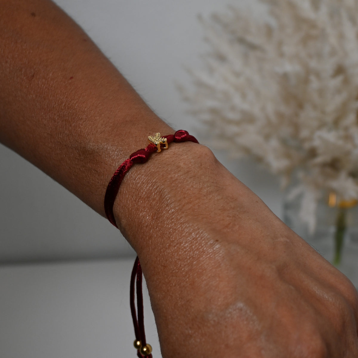 Pulsera Mi Letra Autum| Pulsera Personalizada con Inicial Hecha a Mano
