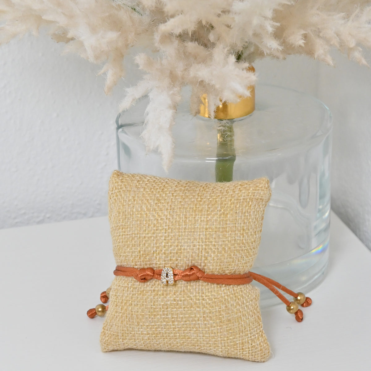 Pulsera Mi Letra Autum| Pulsera Personalizada con Inicial Hecha a Mano