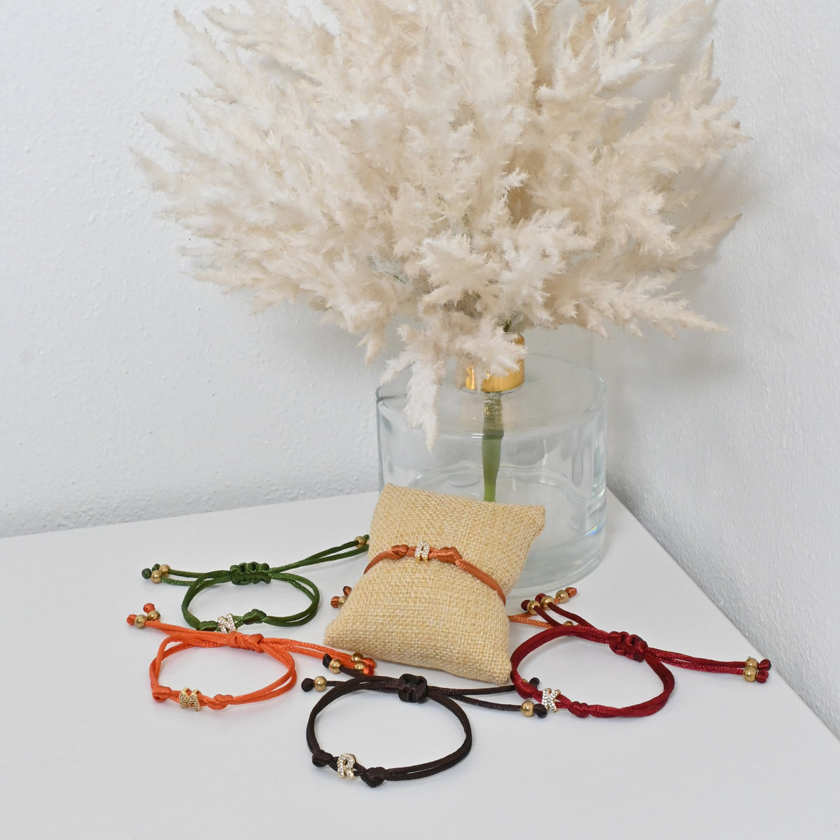 Pulsera Mi Letra Autum| Pulsera Personalizada con Inicial Hecha a Mano