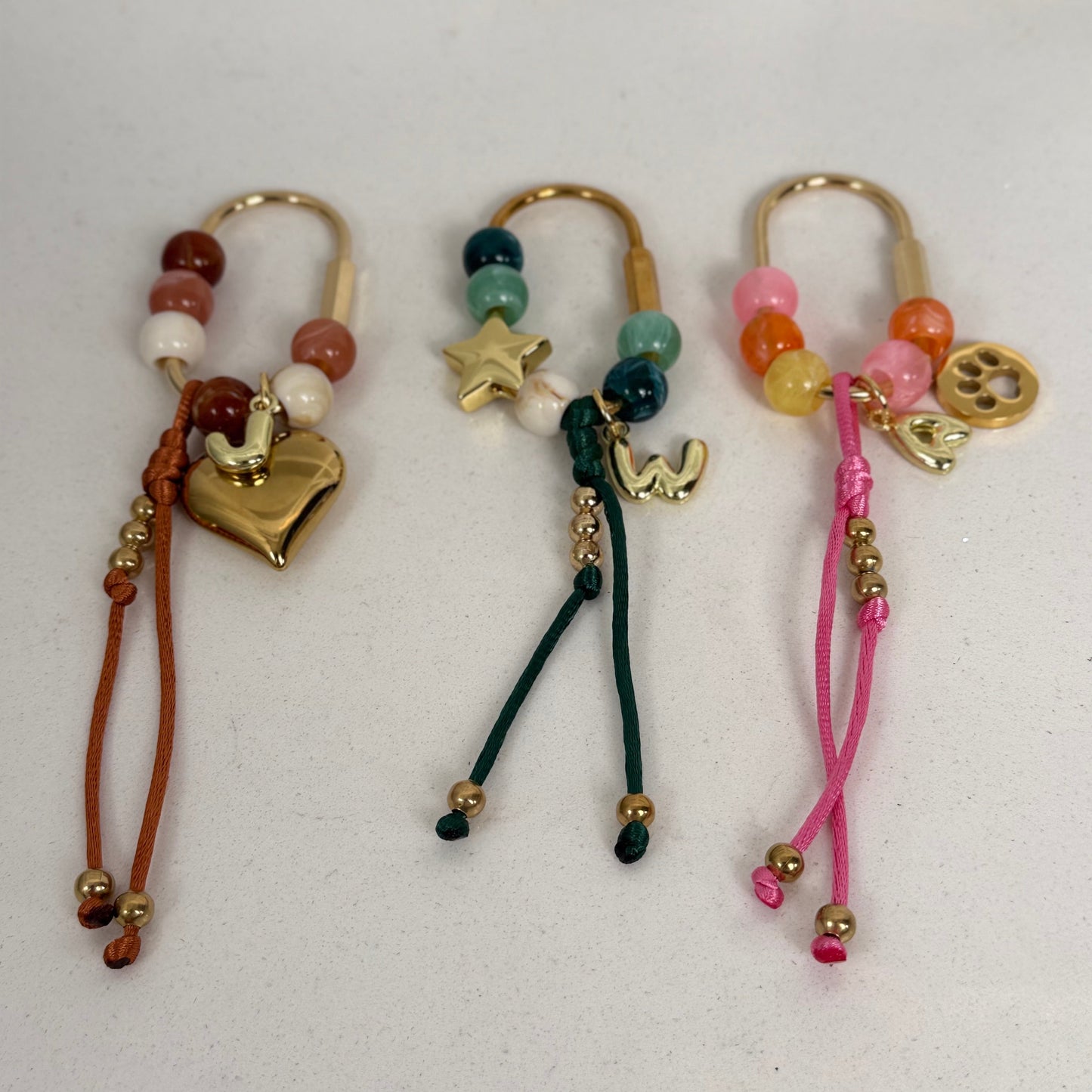 Letter Bag Charm